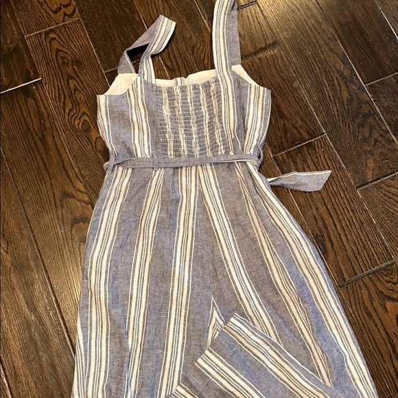 Rails Navy and White Kyra Seaport Stripe pantsuit romper size small - Picture 4 of 12